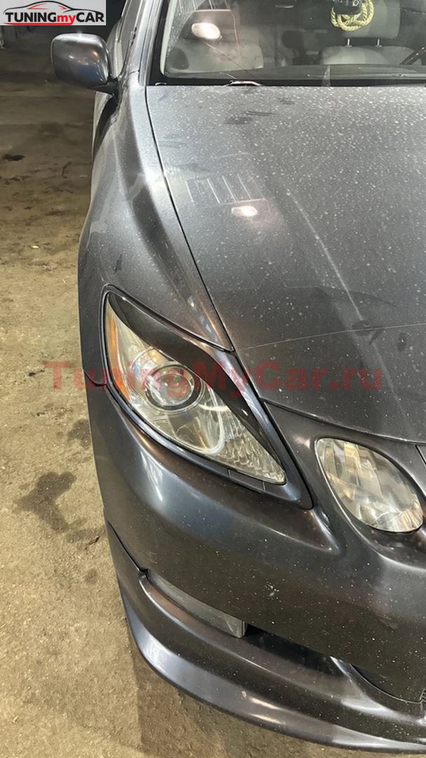 Накладки на фары (реснички) для Lexus GS300 2005-2012